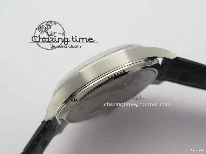 MIROTIME 0127 Effortless Portuguese IW544404 SS White Dial On Black Leather Strap A 7257